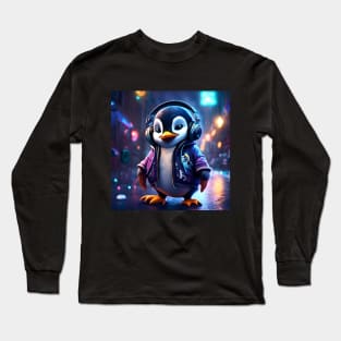 Hip-Hop Penguin Long Sleeve T-Shirt